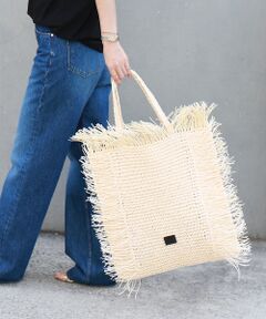 Rouge vif la cle / ルージュ・ヴィフ ラクレ トートバッグ | 【Swaraj /スワラージ】手編みラフィアバッグ / トートバッグ / フリン