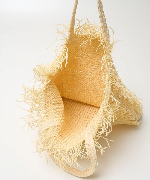 Rouge vif la cle / ルージュ・ヴィフ ラクレ トートバッグ | 【Swaraj /スワラージ】手編みラフィアバッグ / トートバッグ / フリン | 詳細10