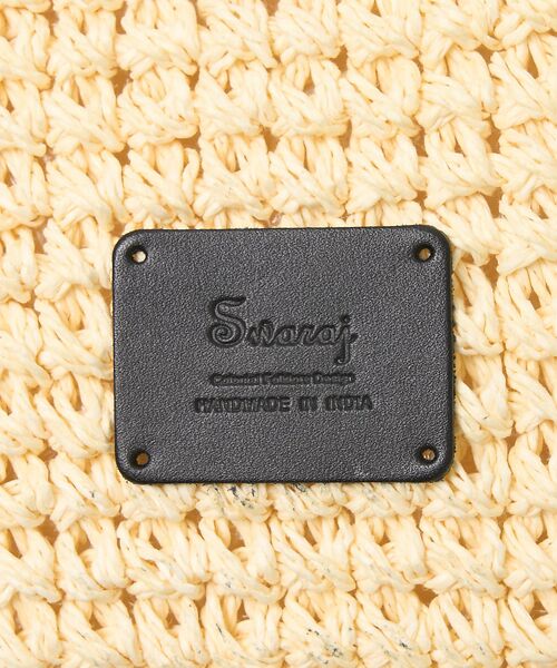 Rouge vif la cle / ルージュ・ヴィフ ラクレ トートバッグ | 【Swaraj /スワラージ】手編みラフィアバッグ / トートバッグ / フリン | 詳細11