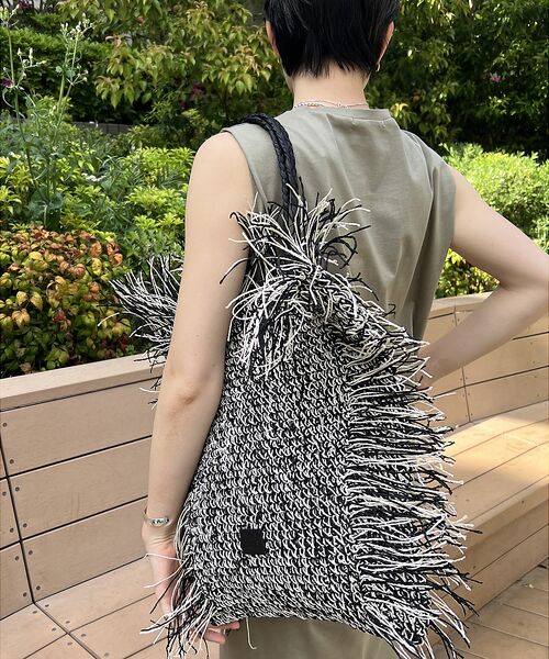 Rouge vif la cle / ルージュ・ヴィフ ラクレ トートバッグ | 【Swaraj /スワラージ】手編みラフィアバッグ / トートバッグ / フリン | 詳細12