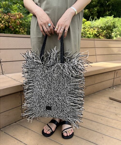 Rouge vif la cle / ルージュ・ヴィフ ラクレ トートバッグ | 【Swaraj /スワラージ】手編みラフィアバッグ / トートバッグ / フリン | 詳細13