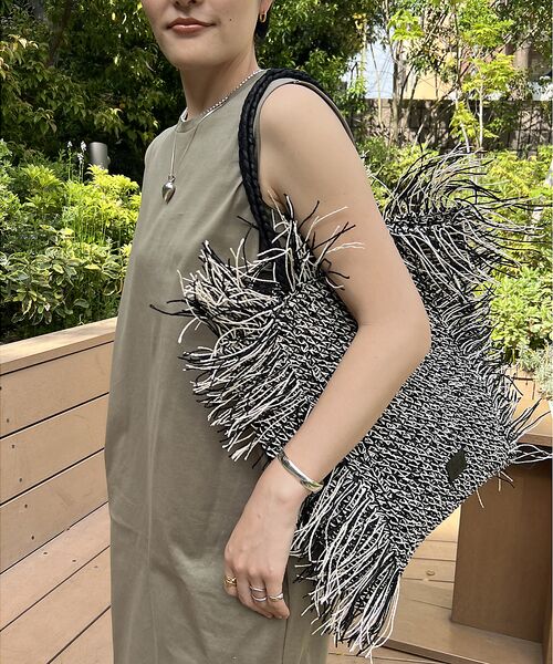 Rouge vif la cle / ルージュ・ヴィフ ラクレ トートバッグ | 【Swaraj /スワラージ】手編みラフィアバッグ / トートバッグ / フリン | 詳細15