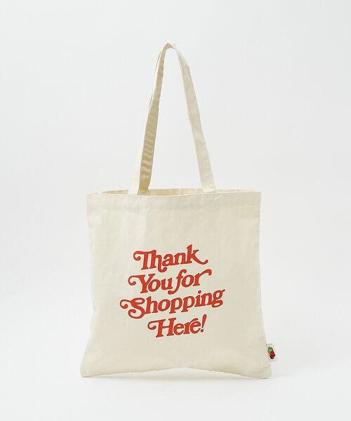 Rouge vif la cle/ルージュ・ヴィフ ラクレ 【FRUIT OF THE LOOM/フルーツ・オブ・ザ・ルーム】トートバッグ/ オフホワイト F
