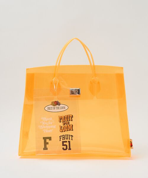 Rouge vif la cle / ルージュ・ヴィフ ラクレ トートバッグ | 【FRUIT OF THE LOOM/フルーツ・オブ・ザ・ルーム】PVCトートバ | 詳細2
