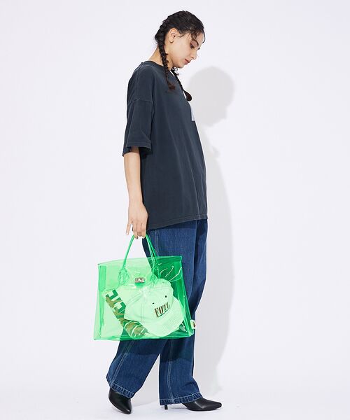 Rouge vif la cle / ルージュ・ヴィフ ラクレ トートバッグ | 【FRUIT OF THE LOOM/フルーツ・オブ・ザ・ルーム】PVCトートバ | 詳細5