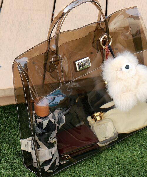 Rouge vif la cle / ルージュ・ヴィフ ラクレ トートバッグ | 【FRUIT OF THE LOOM/フルーツ・オブ・ザ・ルーム】PVCトートバ | 詳細10