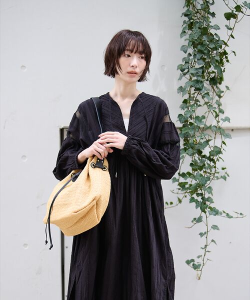 Rouge vif la cle / ルージュ・ヴィフ ラクレ ショルダーバッグ | 【Ampersand / アンパサンド】basket like bag/AP24 | 詳細1