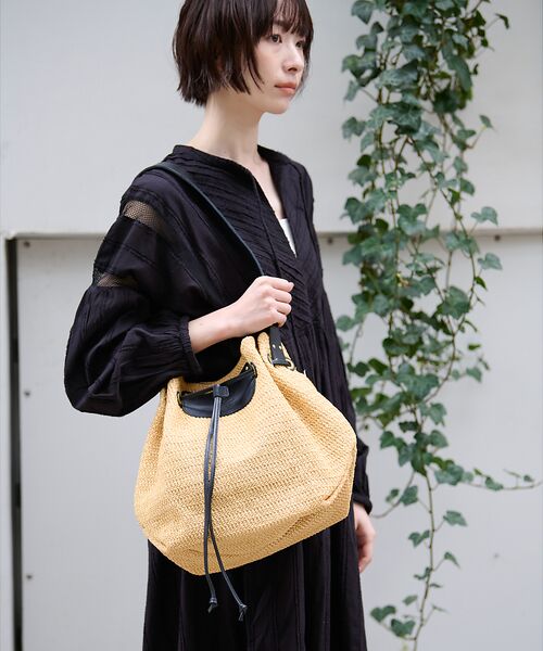 Rouge vif la cle / ルージュ・ヴィフ ラクレ ショルダーバッグ | 【Ampersand / アンパサンド】basket like bag/AP24 | 詳細3