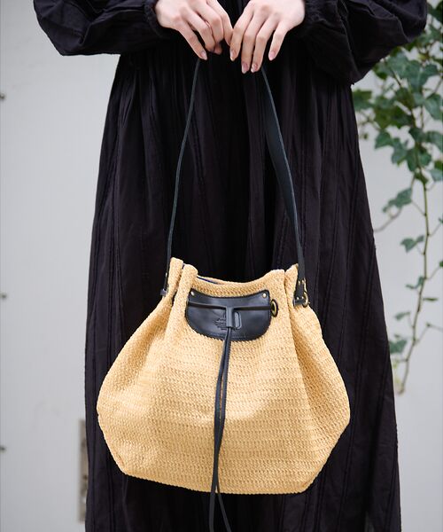 Rouge vif la cle / ルージュ・ヴィフ ラクレ ショルダーバッグ | 【Ampersand / アンパサンド】basket like bag/AP24 | 詳細5