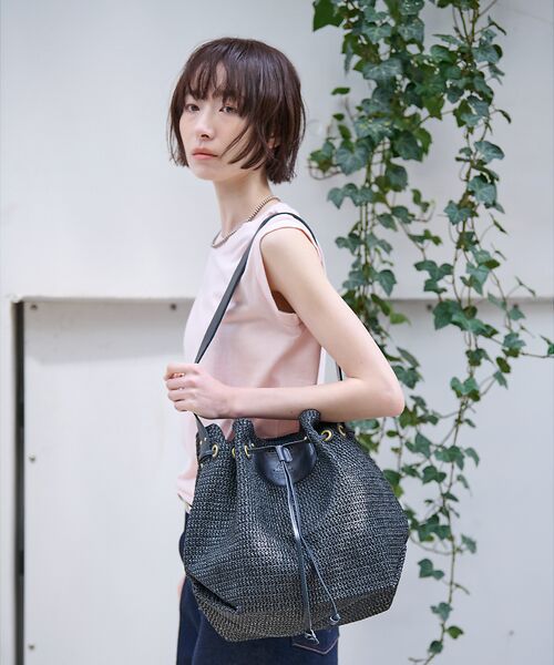 Rouge vif la cle / ルージュ・ヴィフ ラクレ ショルダーバッグ | 【Ampersand / アンパサンド】basket like bag/AP24 | 詳細20