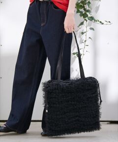 Rouge vif la cle / ルージュ・ヴィフ ラクレ トートバッグ | 【Ampersand / アンパサンド】Tulle frill bag/ME-2