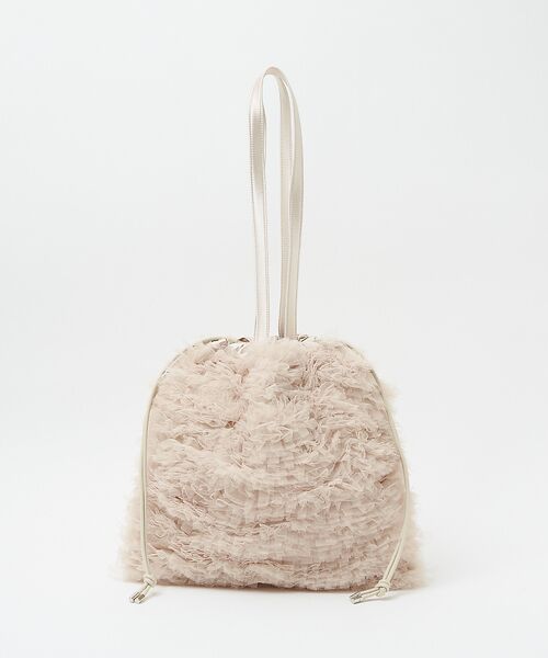 Rouge vif la cle / ルージュ・ヴィフ ラクレ トートバッグ | 【Ampersand / アンパサンド】Tulle frill bag/ME-2 | 詳細3