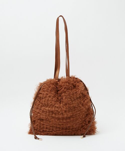 Rouge vif la cle / ルージュ・ヴィフ ラクレ トートバッグ | 【Ampersand / アンパサンド】Tulle frill bag/ME-2 | 詳細8