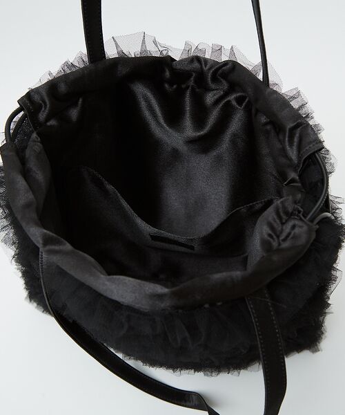 Rouge vif la cle / ルージュ・ヴィフ ラクレ トートバッグ | 【Ampersand / アンパサンド】Tulle frill bag/ME-2 | 詳細19