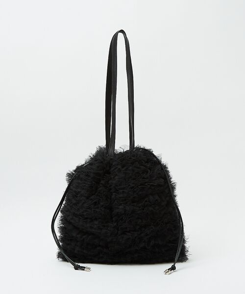 Rouge vif la cle / ルージュ・ヴィフ ラクレ トートバッグ | 【Ampersand / アンパサンド】Tulle frill bag/ME-2 | 詳細13