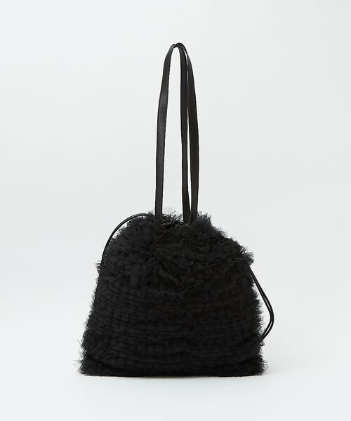 Rouge vif la cle / ルージュ・ヴィフ ラクレ トートバッグ | 【Ampersand / アンパサンド】Tulle frill bag/ME-2 | 詳細15