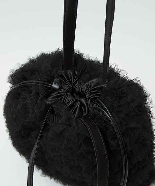 Rouge vif la cle / ルージュ・ヴィフ ラクレ トートバッグ | 【Ampersand / アンパサンド】Tulle frill bag/ME-2 | 詳細17
