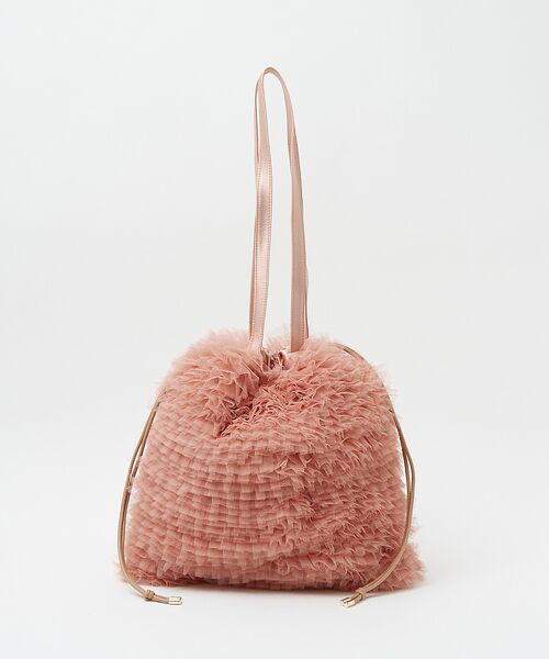 Rouge vif la cle / ルージュ・ヴィフ ラクレ トートバッグ | 【Ampersand / アンパサンド】Tulle frill bag/ME-2 | 詳細25