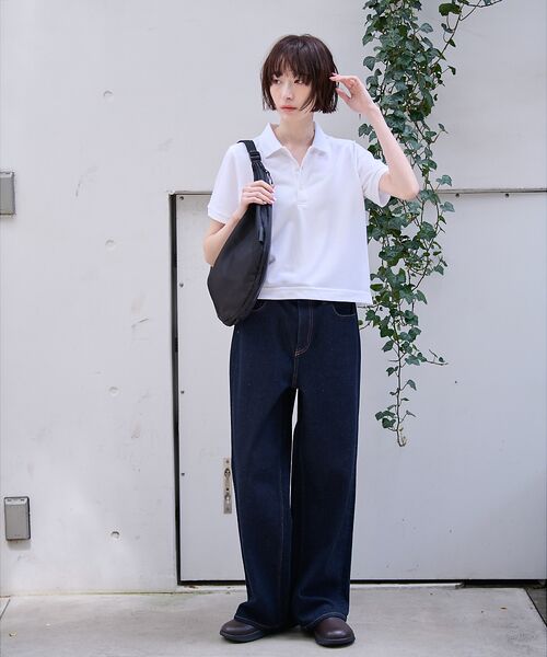 Rouge vif la cle / ルージュ・ヴィフ ラクレ ショルダーバッグ | 【Ampersand /アンパサンド】Zip shoulder bag/ジップシ | 詳細4