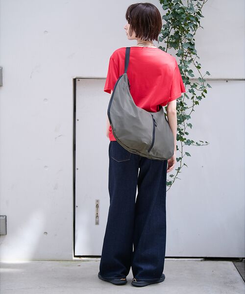 Rouge vif la cle / ルージュ・ヴィフ ラクレ ショルダーバッグ | 【Ampersand /アンパサンド】Zip shoulder bag/ジップシ | 詳細18