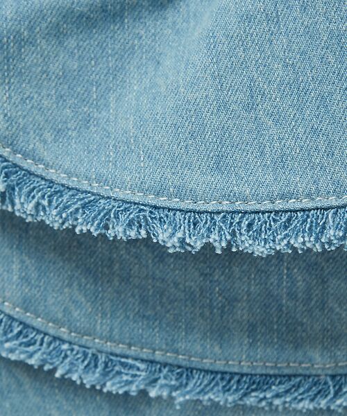 Rouge vif la cle / ルージュ・ヴィフ ラクレ ショルダーバッグ | 【Ampersand / アンパサンド】Denim  frilr bag　ME- | 詳細8