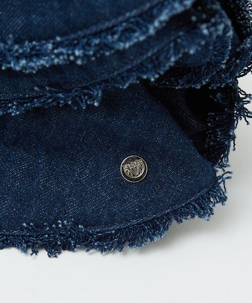 Rouge vif la cle / ルージュ・ヴィフ ラクレ ショルダーバッグ | 【Ampersand / アンパサンド】Denim  frilr bag　ME- | 詳細18