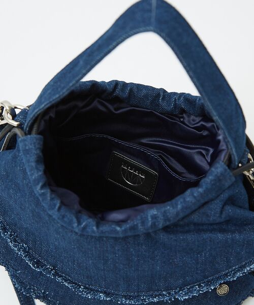 Rouge vif la cle / ルージュ・ヴィフ ラクレ ショルダーバッグ | 【Ampersand / アンパサンド】Denim  frilr bag　ME- | 詳細20