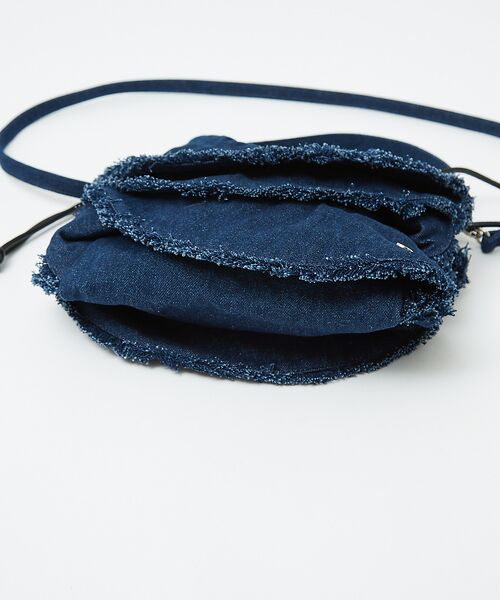 Rouge vif la cle / ルージュ・ヴィフ ラクレ ショルダーバッグ | 【Ampersand / アンパサンド】Denim  frilr bag　ME- | 詳細21