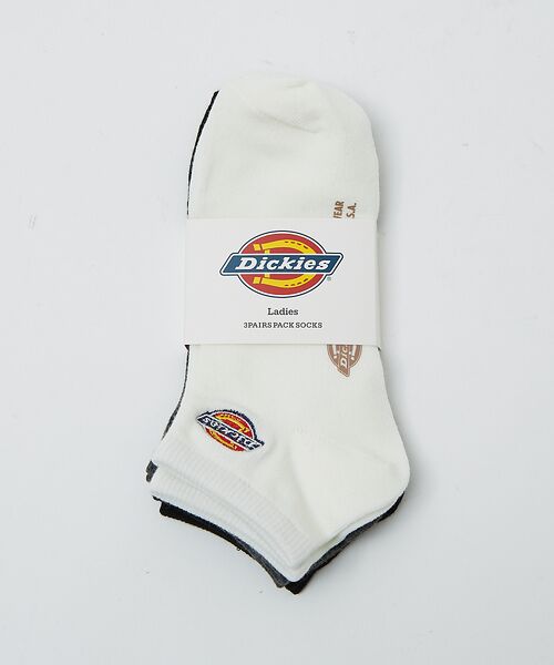 Rouge vif la cle / ルージュ・ヴィフ ラクレ ソックス | 【DICKIES/ディッキーズ】ソックス 3足セット / レディース / ワンポ | 詳細1
