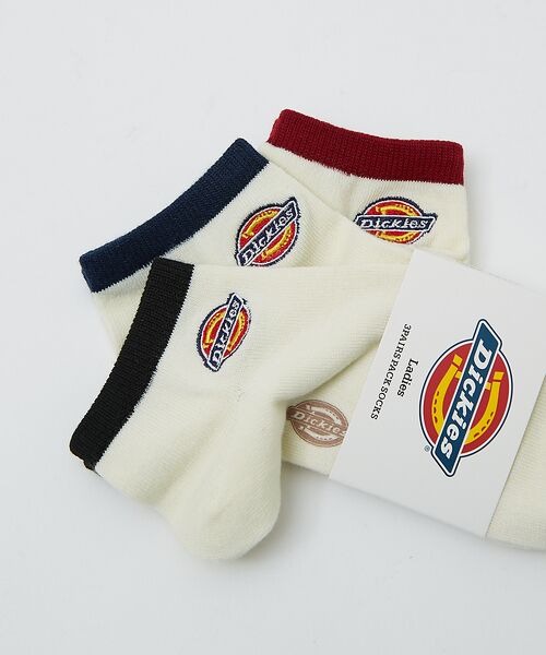 Rouge vif la cle / ルージュ・ヴィフ ラクレ ソックス | 【DICKIES/ディッキーズ】ソックス 3足セット / レディース / ワンポ | 詳細5