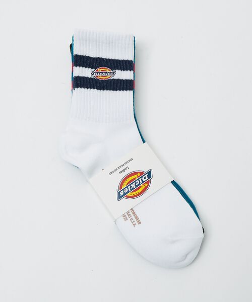 Rouge vif la cle / ルージュ・ヴィフ ラクレ ソックス | 【DICKIES/ディッキーズ】ソックス 3足セット / レディース / ワンポ | 詳細9