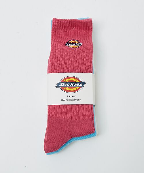 Rouge vif la cle / ルージュ・ヴィフ ラクレ ソックス | 【DICKIES/ディッキーズ】ソックス 3足セット / レディース / ワンポ | 詳細11