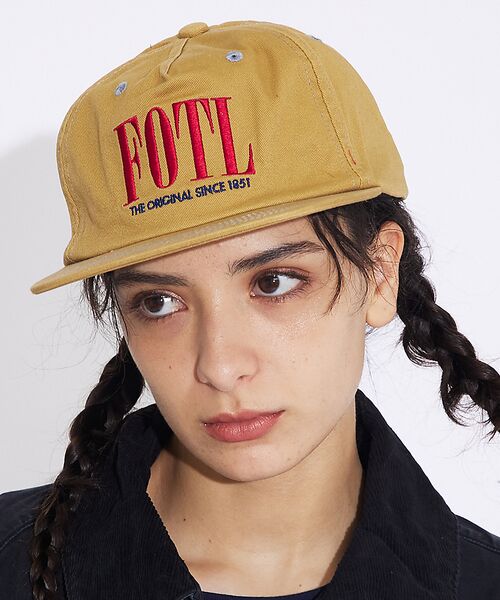 Rouge vif la cle/ルージュ・ヴィフ ラクレ 【FRUIT OF THE LOOM】EX ACCENT STITCH CAP ブラウン F Rouge vif la cle/ルージュ・ヴィフ ラクレ 【FRUIT OF THE LOOM】EX ACCENT STITCH CAP ブラウン F