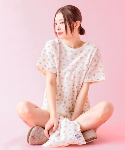 Rouge vif la cle / ルージュ・ヴィフ ラクレ Tシャツ | 【JEMORGAN / ジェーイーモーガン】半袖＆ショーツ＆巾着３点セット/ルー | 詳細1