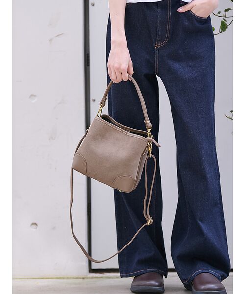 Rouge vif la cle / ルージュ・ヴィフ ラクレ ハンドバッグ | 【AULENTTI/オウレンティ】2WAY スウェードワンハンドルミニバッグ / | 詳細1