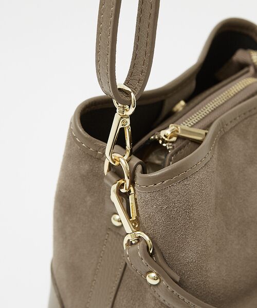 Rouge vif la cle / ルージュ・ヴィフ ラクレ ハンドバッグ | 【AULENTTI/オウレンティ】2WAY スウェードワンハンドルミニバッグ / | 詳細11