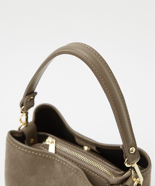 Rouge vif la cle / ルージュ・ヴィフ ラクレ ハンドバッグ | 【AULENTTI/オウレンティ】2WAY スウェードワンハンドルミニバッグ / | 詳細15