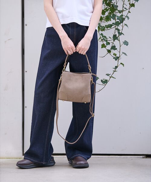 Rouge vif la cle / ルージュ・ヴィフ ラクレ ハンドバッグ | 【AULENTTI/オウレンティ】2WAY スウェードワンハンドルミニバッグ / | 詳細3