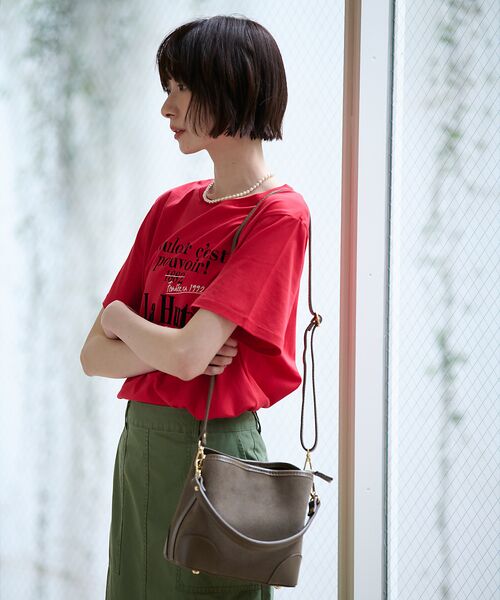 Rouge vif la cle / ルージュ・ヴィフ ラクレ ハンドバッグ | 【AULENTTI/オウレンティ】2WAY スウェードワンハンドルミニバッグ / | 詳細5