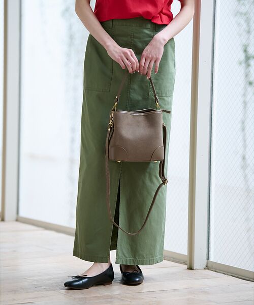 Rouge vif la cle / ルージュ・ヴィフ ラクレ ハンドバッグ | 【AULENTTI/オウレンティ】2WAY スウェードワンハンドルミニバッグ / | 詳細6