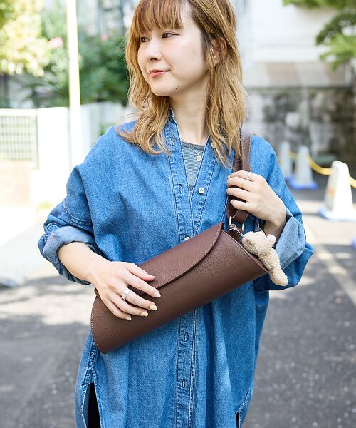 Rouge vif la cle / ルージュ・ヴィフ ラクレ ショルダーバッグ | 【AULENTTI/オウレンティ】ワイドフラップ ボディバッグ / ショルダーバ | 詳細2