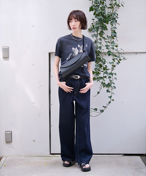 Rouge vif la cle / ルージュ・ヴィフ ラクレ ショルダーバッグ | 【AULENTTI/オウレンティ】ワイドフラップ ボディバッグ / ショルダーバ | 詳細8