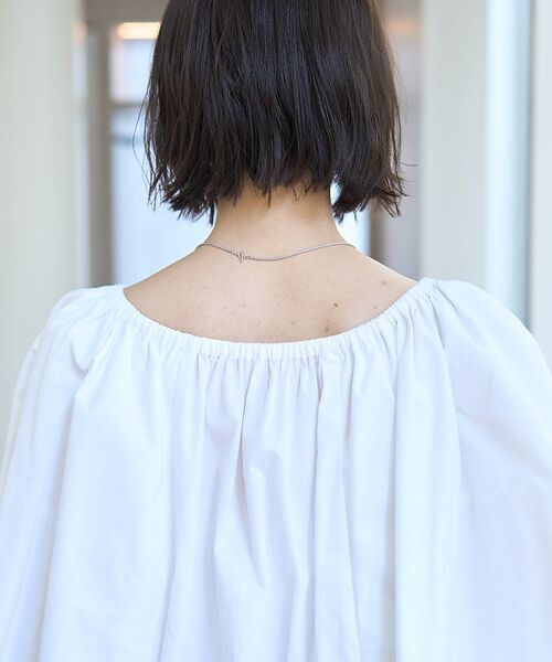 Rouge vif la cle / ルージュ・ヴィフ ラクレ シャツ・ブラウス | シルク混コットンフォルムブラウス | 詳細12