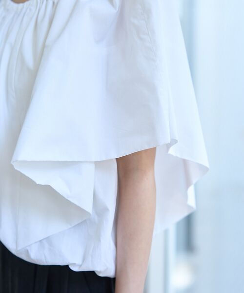 Rouge vif la cle / ルージュ・ヴィフ ラクレ シャツ・ブラウス | シルク混コットンフォルムブラウス | 詳細14