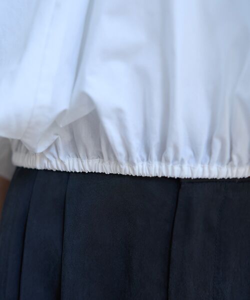 Rouge vif la cle / ルージュ・ヴィフ ラクレ シャツ・ブラウス | シルク混コットンフォルムブラウス | 詳細15