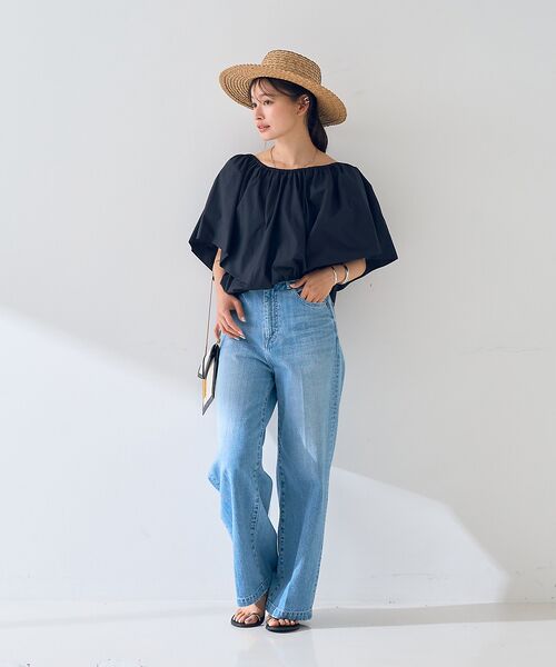 Rouge vif la cle / ルージュ・ヴィフ ラクレ シャツ・ブラウス | シルク混コットンフォルムブラウス | 詳細27