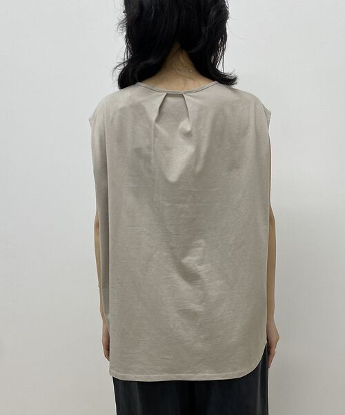 Rouge vif la cle / ルージュ・ヴィフ ラクレ シャツ・ブラウス | タック入りノースリーブカットソーブラウス | 詳細23