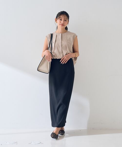 Rouge vif la cle / ルージュ・ヴィフ ラクレ シャツ・ブラウス | タック入りノースリーブカットソーブラウス | 詳細18