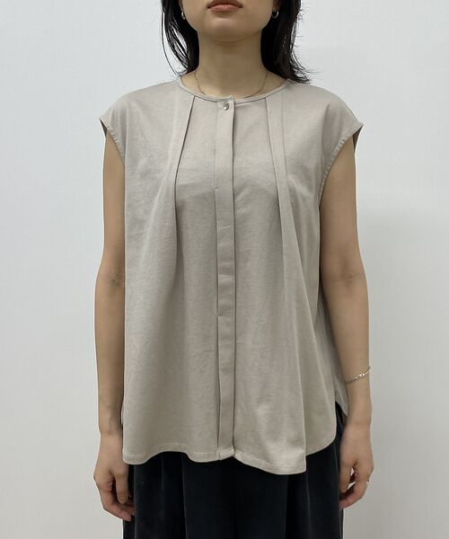 Rouge vif la cle / ルージュ・ヴィフ ラクレ シャツ・ブラウス | タック入りノースリーブカットソーブラウス | 詳細21