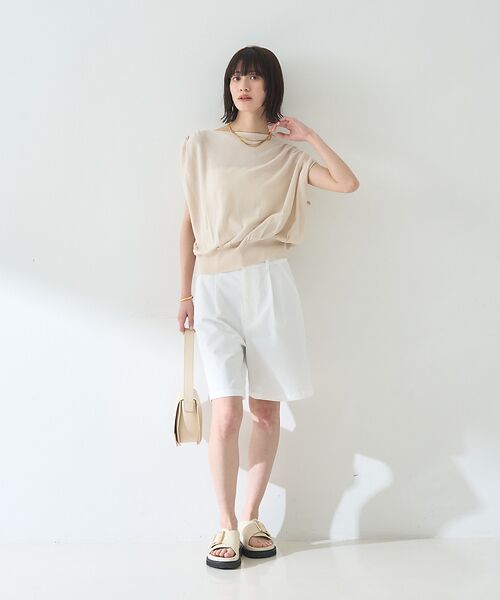 Rouge vif la cle / ルージュ・ヴィフ ラクレ ニット・セーター | ドレープニットプルオーバー | 詳細5